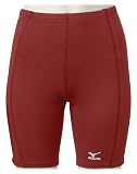Mizuno Women's Solid Compression Short G3 (Cardinal, XX-Small)