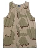 Tank Top Tri-Color Desert Camo, Available in Various Sizes