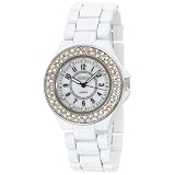 Women White Watch, Bongo Womens White Bracelet Watch