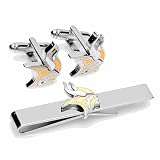 Minnesota Vikings Cufflinks and Tie Bar Gift Set