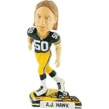 Green Bay Packers A.J. Hawk 2009 Helmet Base Bobblehead