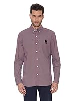 Camisa (Gris / Granate)