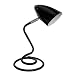 Lite Source LS-2608BLK Swirl Metal Desk Lamp, Metallic Black