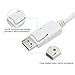 Amebay Gold Plated 4K DisplayPort Display Port DP Male to DVI Female Cable Adapter Converter for Laptop