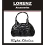 Lorenz Large Leather Bag with synthetic trim  in B&hellip Lorenz