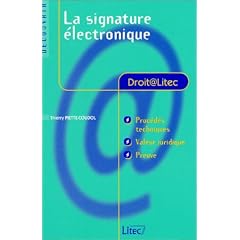 La Signature �lectronique (ancienne �dition)