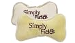 Simply Fido Organic Plush Bone Pet Toy, Small