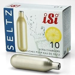 iSi 10-Pack Soda Chargers, Gold