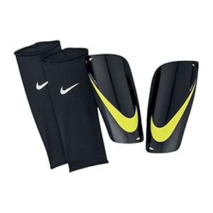 NIKE Mercurial Lite Shin Pad, Black, L