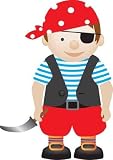 Pirate Boy - 18H x 13W - Peel and Stick Wall Decal by Wallmonkeys
