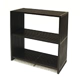 Seville Classics Classic Lines Book Case Mocha