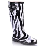 Bumper Women's Mid Calf ZEBRA Rain Boots