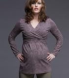 The Detailed Empire During & After Cross Front Nursing Top