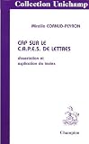 Cap sur le CAPES de Lettres