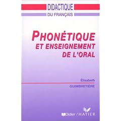 Phon�tique et enseignement de l'oral