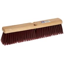 Magnolia Brush 2216 16-Inch Brown Plastic Line Garage Brush with B-60 Handle