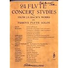 Buy 24 Flute Concert Studies From J. S. Bach's Works and Famous Flute Solos B-432 by Albert J. Andraud