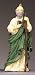 St. Jude Patron Saint Statue - 3.5" - Ceramic Painted