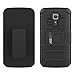 Kyocera Hydro Icon / Hydro Life Case - Armatus Gear (TM) Tactical Hybrid Armor Case 2-in-1 Dual Layer Protector with Kickstand and Holster Combo For Kyocera Hydro Icon C6730 / Hydro Life C6530 - Black