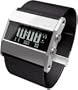 Nike Men's WA0038-001 Oregon Series Square Digital Leather Watch