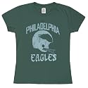 Philadelphia Eagles - Old School Helmet Ladies Vintage NFL T-Shirt