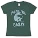 Philadelphia Eagles - Old School Helmet Ladies Vintage NFL T-Shirt - Large