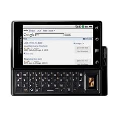 Motorola Milestone Smartphone (QWERTZ, Android, 5MP Kamera) black