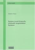 System-Level-Entwurfsmethodik eingebetteter Systeme