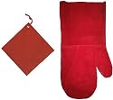 Oven/BBQ Mitt & Pot Holder Combo - Red