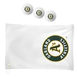 MLB McArthur Oakland Athletics Golf Ball & Towel Gift Set