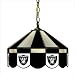Imperial Oakland Raiders Licensed 16-Inch Diameter Stained Glass Pub Light