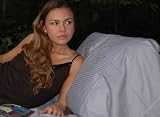 ELEGANCE CLASSIC 600 Thread Count Bed Sheet Set Egyptian Cotton Sateen Pinstripe Lilac (Queen).