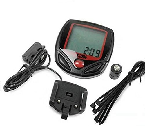 Waterproof LCD Digital Bike Computer Odometer Velometer Bicycle Speedometer