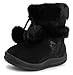 Kali Footwear Little Girl's Zello Glitter Pom Pom Boots