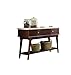 Acme Furniture 72823 Gasha Server, White Marble/Walnut