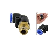 Buy Amico Pneumatic Flow Control Quick 90 Degree Fitting 6x9.5mm by uxcell