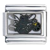 Nba New Orleans/oklahoma City Hornets Licensed Sports Italian Charms Bracelet Link