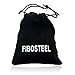 FIBO STEEL.Vintage Alloy Braided Leather Bracelet for Men Wrist Rope, 8.5 inches