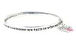 Bracelet - B150 - Bangle Style Friend Prayer ~ A Friend is Someone We Turn To When Our Spirits Need a Lift. A Friend is Someone We Treasure For Our Friendship is a Gift. A Friend is Someone Who Fills Our Lives With Beauty, Joy, etc..... + Heart Charm ~ Silver Tone Metal