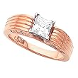 18K Rose Gold Diamond Solitaire Engagement Ring - 0.50 Ct.