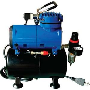 D3000R Diaphragm Airbrush Compressor with Tank by 