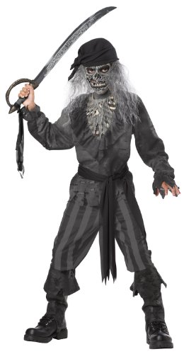 Ghost Ship Pirate Boy's Costume, Medium, One Color