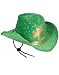 New St Patricks Day Green Cowboy Leprechaun Party Hat