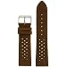 Watch Band Sport Design Genuine Distressed Leather Brown 18 millimeter Tech Swiss