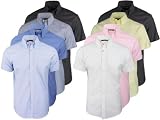 Mens Ben Sherman Classic 'Eton' Oxford Shirt Plain Short Sleeves Button Down Collar