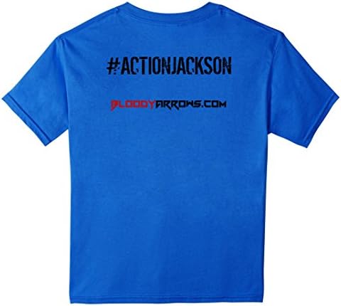 Bloody Arrows Archery #ActionJackson T-Shirt - Kids 12 - Royal Blue