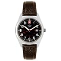 Swiss Army Men's Garrison Collection Brown Leather Watch #241083