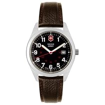 Swiss Army Men's Garrison Collection Brown Leather Watch #241083