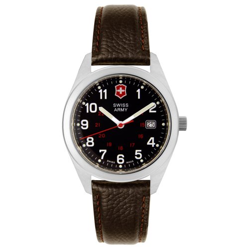 Swiss Army Men's Garrison Collection Brown Leather Watch #241083