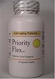 Anti-Aging Naturals(TM): PRIORITY FLEX(TM), Premier Joint Health & Anti-Inflammation Support. 120 Vegetarian capsules. 3 BOTTLES FOR EXTRA SAVINGS (only $26.95 per bottle)!